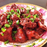 玫瑰腐乳排骨 玫瑰腐乳排骨
