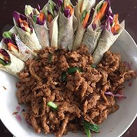 蔬菜卷搭酱爆肉丝 蔬菜卷搭酱爆肉丝