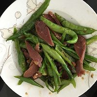 腊肉炒辣椒
