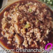 鱼香肉末茄泥 鱼香肉末茄泥