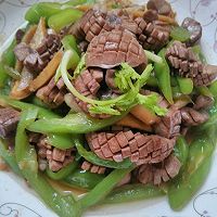 青椒炒猪腰 青椒炒猪腰