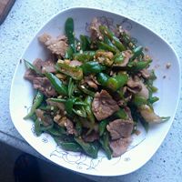 家常菜之青椒炒肉片 家常菜之青椒炒肉片