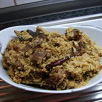 印度羊肉手抓饭 -- Lamb Biriyani 印度羊肉手抓饭 -- Lamb Biriyani