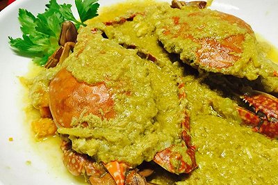 简化少油版咖喱蟹 简化少油版咖喱蟹
