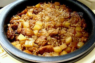 肉焖饭