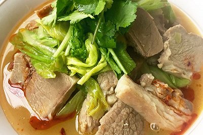 羊肉白菜(家庭版) 羊肉白菜(家庭版)