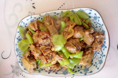 青椒炒鸡块 青椒炒鸡块