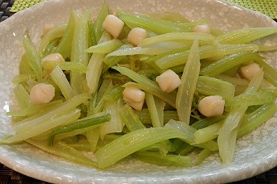 西芹贝柱 西芹贝柱