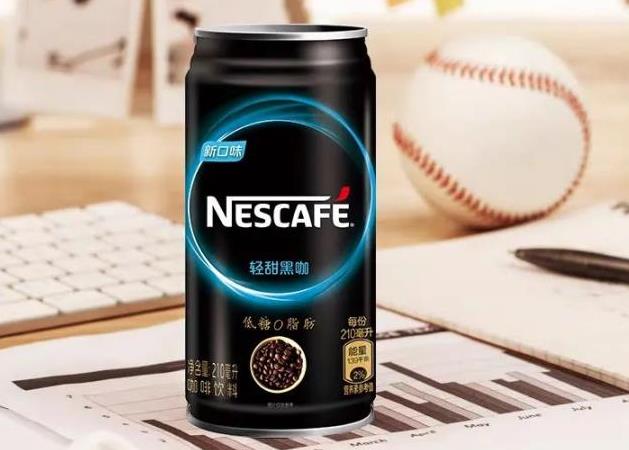 雀巢推出少糖黑咖啡合理布局多样化商品！